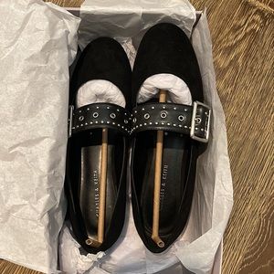 Charles&Keith Black Flats